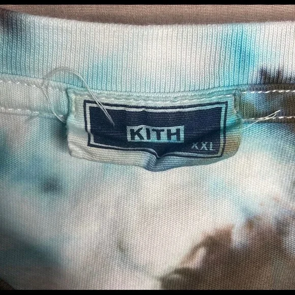 Kith Moroccan Tile Classic Logo Custom Tie Dye - Picture 4 of 6